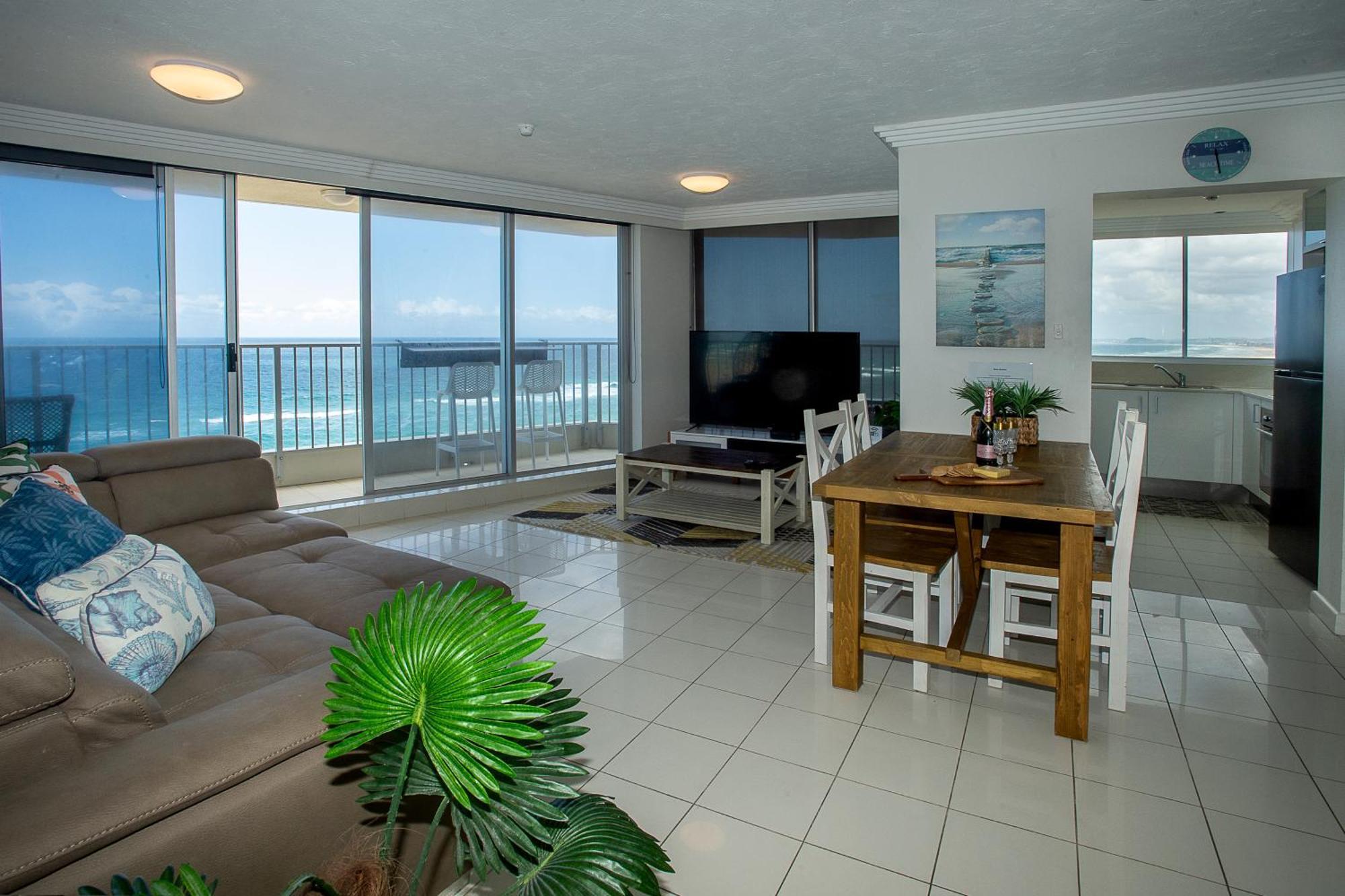 Apartment Wake Up Right On The Beach-bliss